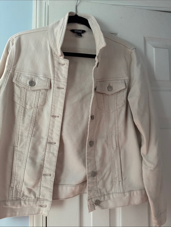 Buffalo David Bitton Jackets & Blazers - Buffalo David Bitton Light Cream Denim Jacket